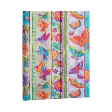 Paperblanks-Tagebuch: Kolibri und Schmetterlinge - Midi unliniert
