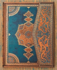 Paperblanks-Tagebuch: Safawidische Kunst indigo - Flexibuch Ultra liniert