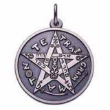 Pentagram mit Tetragrammaton nach Elivas Levi