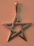 Pentagramm-Anhnger - 3 cm