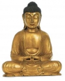 Buddha - antikgold - 31 cm